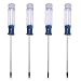 Amico Clear Blue Grips T5 T6 T8 T10 Torx Screwdriver Bit 4 Pcs