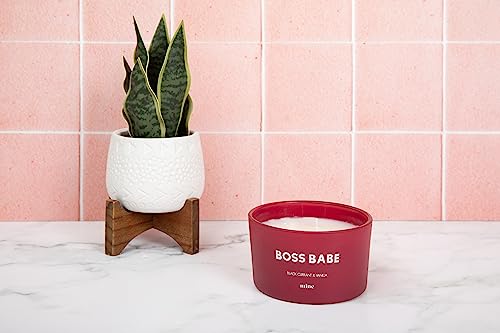Boss Babe Candle | Make Your Dreams Happen | Black Currant & Vanilla Scented 3 Wick Soy Candle | Home Decor Candle By The Mine Company #TOP1
