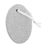 ERINGOGO Bimsstein Oval Ergonomisch Geformt Fußschrubber Hornhautentferner Natürlicher Vulkanstein...
