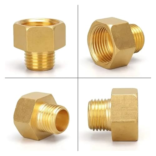 Conector de tubería hexagonal ZHGUIMING de cobre macizo M03-F03 de alta resistencia 7