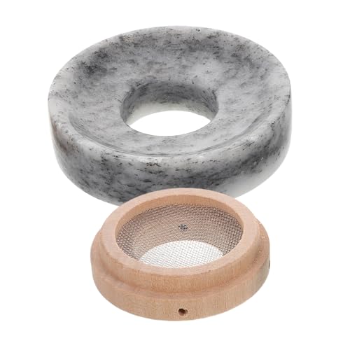 Holibanna Moxibustion Therapy Jade Mat Heating Jade Cushions Heat Insulation Pad Anti-Scald Navel Moxibustion Ring