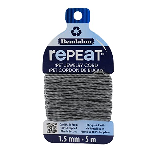 Cuerda Beadalon Repeat ecológica de 1,5 mm para pulseras resistentes 2