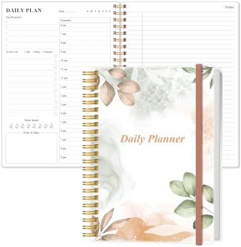 Amazon.com : Daily Planner Undated - B5 To Do List Notebook Hourly ...