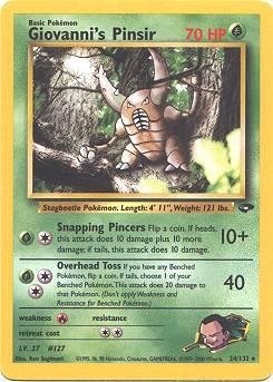 Giovanni's Pinsir - Gym Challenge - 24 [Toy]