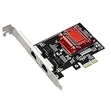 YANHUNING Port PCIe Gigabit Netzwerk Karte 1000M PCI Ethernet Adapter für Windows/Windows Server/Linux/Freebsd/DOS