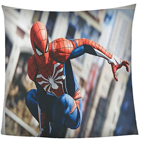 Couverture en Flanelle Peter Spiderman, Couverture Chaude pour Enfants, Adolescents et Adultes 150 x 200 cm, Couverture de canapé imprimée en 3D, Couverture de Chambre, Couverture de Bureau Cover
