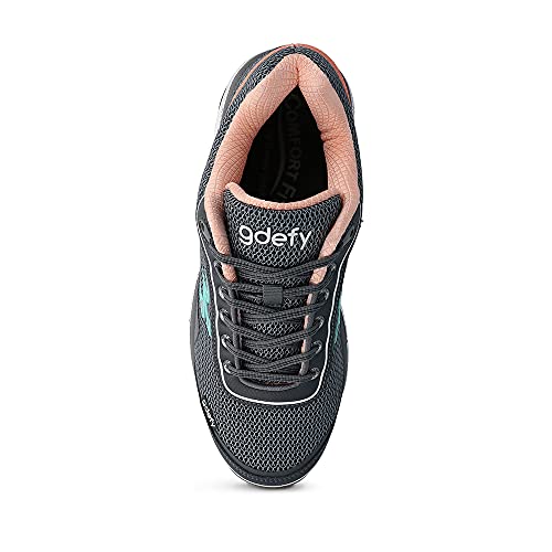 G-DEFY Mighty Walk Women’s Orthopedic Walking Shoe | VersoShock Technology for Pain Associated with Running | Prolonged Standing | Arch Support | Diabetic Shoes | Wide Shoes | Free Custom Orthotic2
