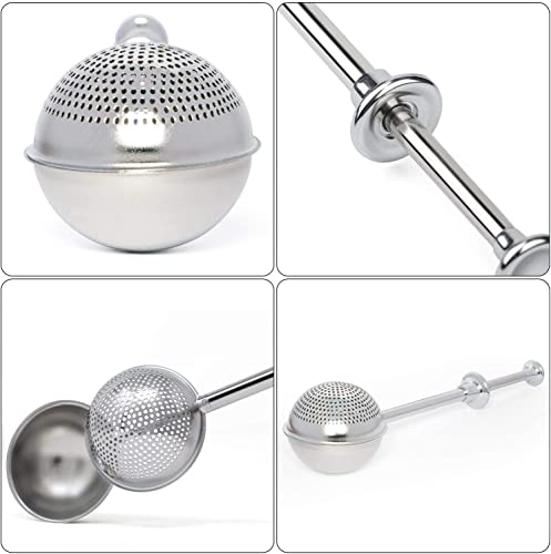Hulisen Flour Duster For Baking, One-Handed Operation, 304 Stainless Steel Powdered Sugar Shaker Duster, Pick Up And Dust Flour Sifter thumb #6