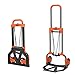 Produktbild Black+Decker Klappbarer Sackkarre, Schwarz/Orange