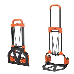 BLACK+DECKER Steekwagen BXWT-H200 – Inklapbare Transportwagen – Opvouwbare Steekkar – Lichtgewicht – 65 Kilo…