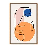 Framed Canvas Wall Art Illustration Canvas Prints Home Artwork Decoration for Living Room,Bedroom - 16x24 inches