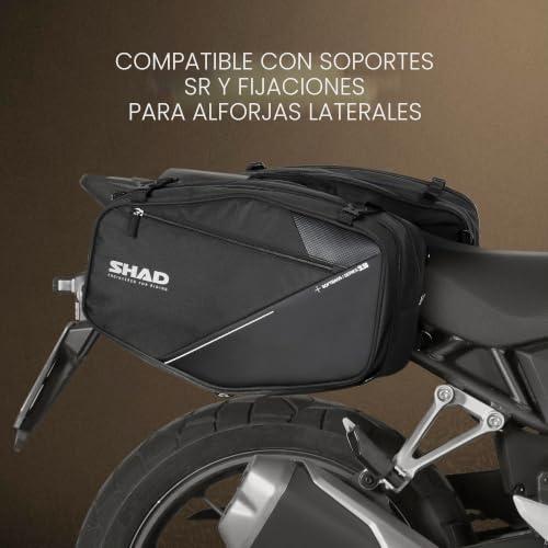 Bolsas Laterales SL58 con capacidad regulable para moto 3