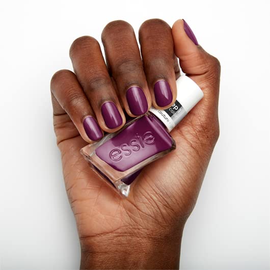 Miniatura 9 de Essie Gel Couture - Esmalte de uñas de larga duración, vegano sin 8, morado vibrante, Paisley The Way, 0.46 onzas líquidas