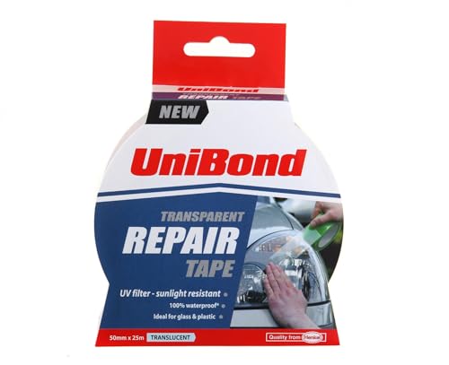 Price comparison product image UniBond Clear Tape - 50 mm x 25 m