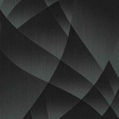 Erismann 10374-15 Fashion for Walls 4 Papier peint intissé Motif 0,53 x 10,05 m Noir Salon Couloir Bureau Cuisine Salon Salon Couloir Bureau Cuisine Salon