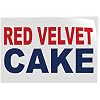 Decal Stickers Multiple Sizes Red Velvet Cake Blue Bar Restaurant Food Truck Industrial Vinyl Safety Sign Label Restaurant & Food 14x10Inches