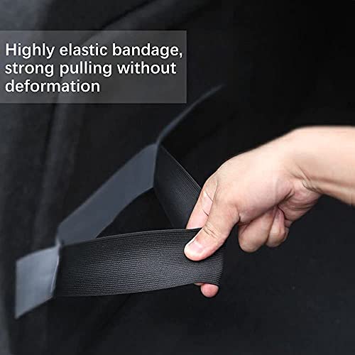 4 Pcs Colorful Car Trunk Organizer Straps, Car Storage Organizer Straps, Car Accessories, Cargo Storage Strap For Suv, Truck, Van (Blue, Black) #TOP1