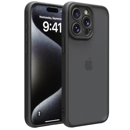 Image of iPhone 15 pro max Case,Translucent Matte(Black)