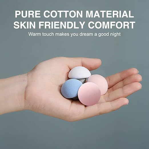 SINGARO 10 Pcs Duvet Clips Set with Pins and Buttons - Quilt Cover Fixing Holder, Mushroom Round Non-Slip Clips for Bedroom (Blue) 1