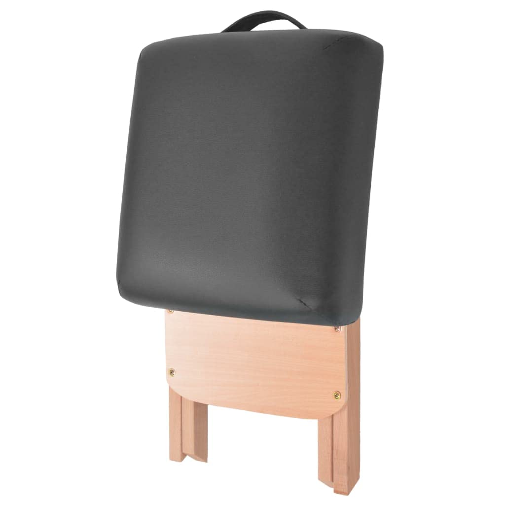 Table de Massage Pliable et Tabouret 10 cm d'épaisseur Noir,Santé & beauté,Hygiène personnelle,Massage & Relaxation,Tables de Massage,24.95 kg-110157