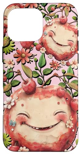Pink Cherry Accessories For Women And Girls Floral Flower �X�}�z�P�[�X iPhone 16 Pro Max �p
