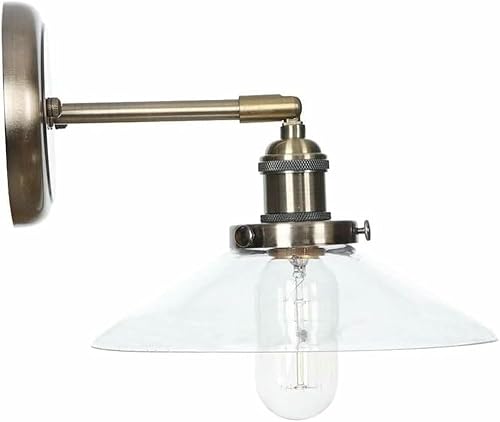 Miniatura 7 de Wall Lamp Wall Lamps Glass Loft Wall Lamp Lights Retro Industrial Wall Lighting Fixtures Edison Lantern Compatible Bedroom Living Room LED Lamparas