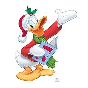 Star Cutouts Donald Duck Christmas Quacker Pappaufsteller