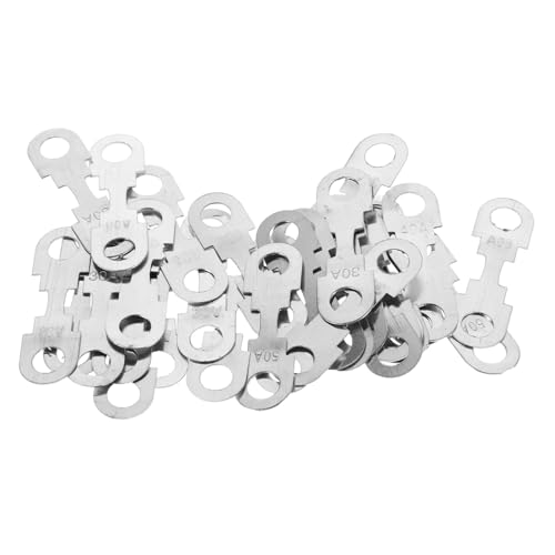 PRETYZOOM 30 Piezas fusible de coche accesorios de automóviles probador de fusibles fusible de automóvil fusible plano del coche Metal Silver
