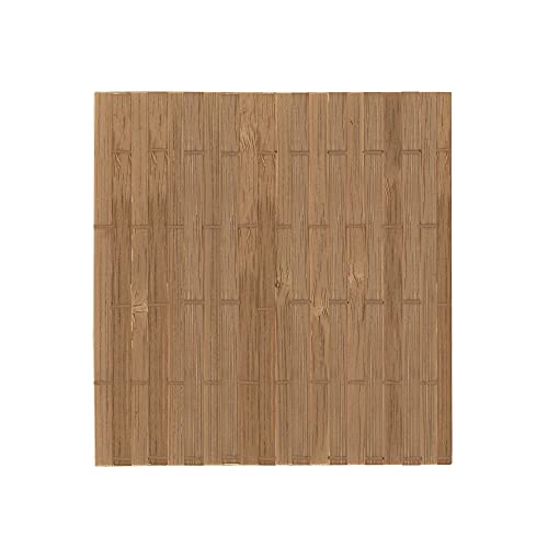 Square Bamboo Coasters Set of 5 Coasters. Original Coasters. Reusable Rustic Bamboo Coasters. (Dark)