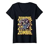 Photo Gallery donna zombie raccoon halloween per uomini ragazzi donne bambini maglietta con collo a v Photo Gallery donna zombie raccoon halloween per uomini ragazzi donne bambini maglietta con collo a v