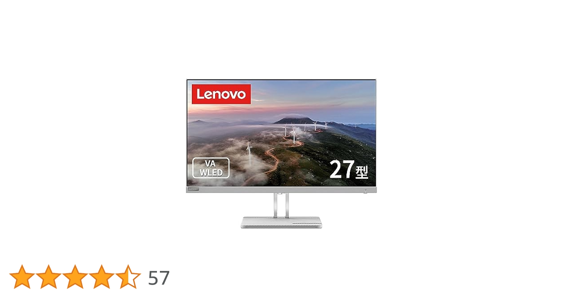 Amazon.co.jp: Lenovo L27e-40 モニター (27インチ VA WLED液晶