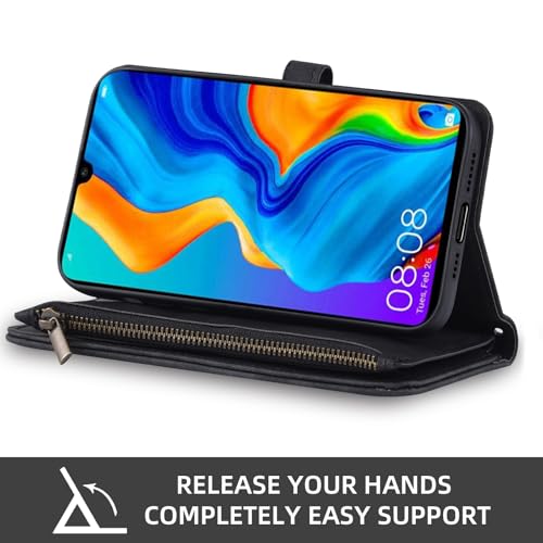 Coque Huawei P30 Lite housse portefeuille Nova 4E MAR-LX1A