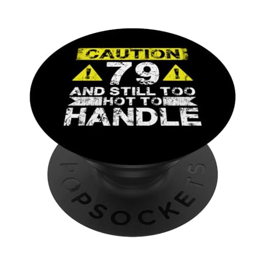 79 Y demasiado caliente para manejar - 79 años divertido cumpleaños 79 PopSockets PopGrip Intercambiable