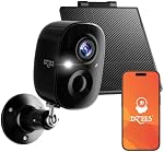 Dzees Upgrade Solar Camera Security Outdoor Wireless, Wireless Outdoor Security Cameras with Solar Panel, 2K Color Night Vision, Spotlight/Alarm, AI Detection, 2-Way Talk, IP66 Waterproof