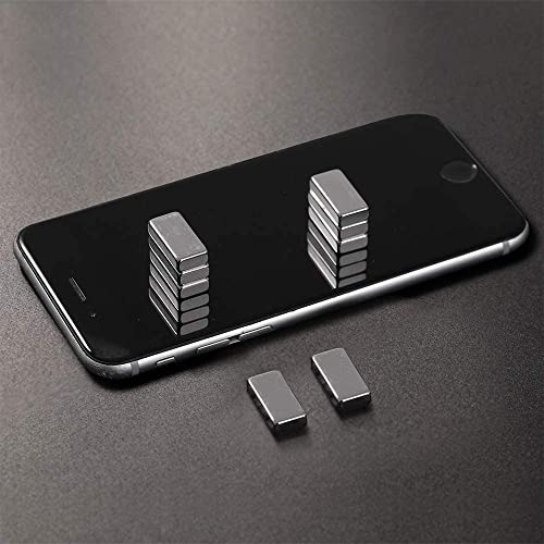 Image of RHINOCATS 20 Pack Strong Neodymium Magnets, Rare Earth Strong Permanent Magnets, Small Strong Magnet for Crafts, Office, DIY, Tool Storage, 20 x 10 x 3 mm