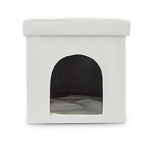 Relaxdays Cuccia Puff Pieghevole per Cane/Gatto