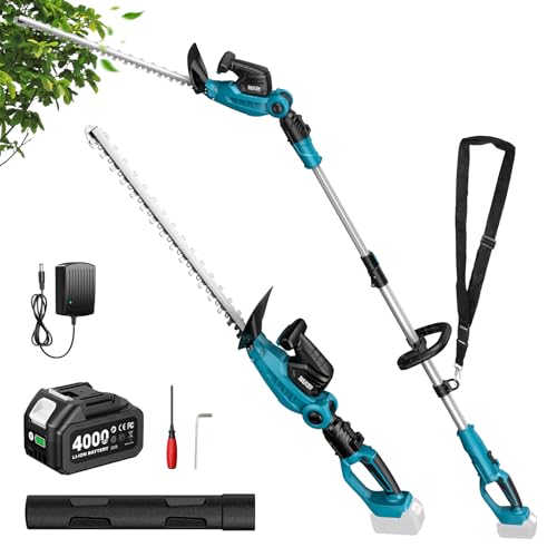 【2025新型】SEESII ヘッジトリマー 充電式 ポールヘッジトリマー 1台2役...