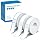 Genuine Adhesive Pattern with Border Label Paper 14x40mm (0.55inchesx1.57inches) 160 Labels/Roll, 3 Rolls, for Home Office Organization, Gift for Decoration, Compatible with P21 Label Maker