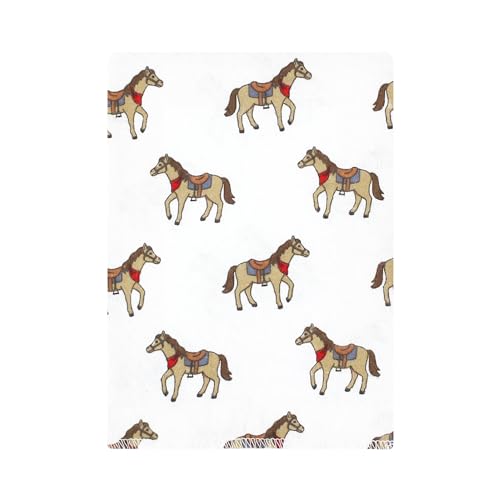 Image of Hudson Baby Unisex Baby Cotton Poly Flannel Burp Cloths Bundle, Cowboy, One Size