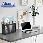 Magazine Rack, Magazine File Holder Mail Organizer Folder Organizer Bin for Magazines, Books, Newspapers, Tablets in Home, Office, Black - Image 4