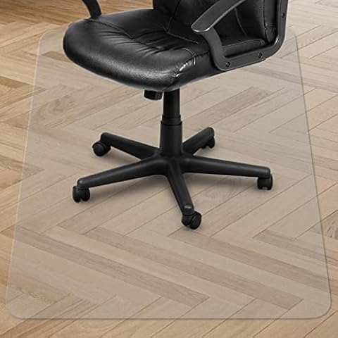 BELLE VOUS Protector Suelo Silla Ruedas Transparente Resistente Cover
