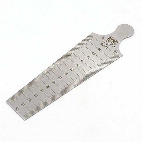 Welding Taper Gauge 30-45mm(3/16-3/4) gap slot width hole size metric&inch gage