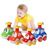 ALASOU Cartoon Wind up Cars Baby |1 Year Old boy Gifts|Toy Cars for 1 Year Old Toddler Birthday |Gift Toys for 1 2 3 Year Old Boys (Forest Cars)…
