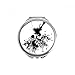 Guitar Music Instruments Crazy Pattern Hand Compact Mirror Round Portable Pocket Glass