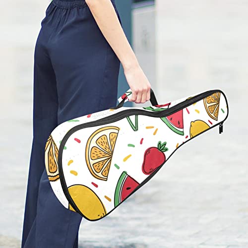 Sac ukulélé ténor et soprano imperméable housse rembourrée pastèque - 6