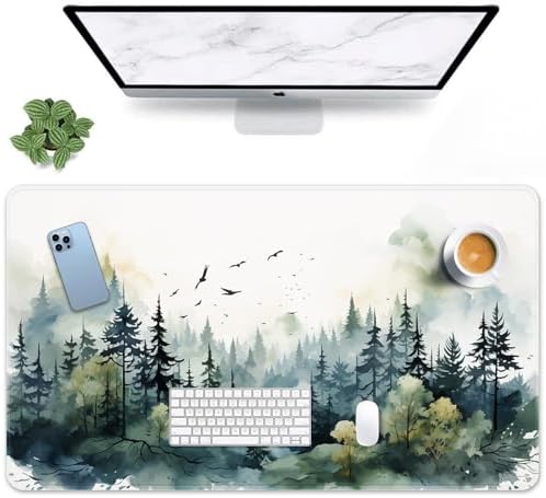 Red Mouse Pad 39.4 X 19.7inch, Extended Mouse Mat Large Non