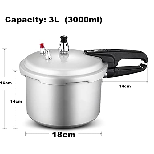 Olla a presión de aluminio pequeña miniatura 3