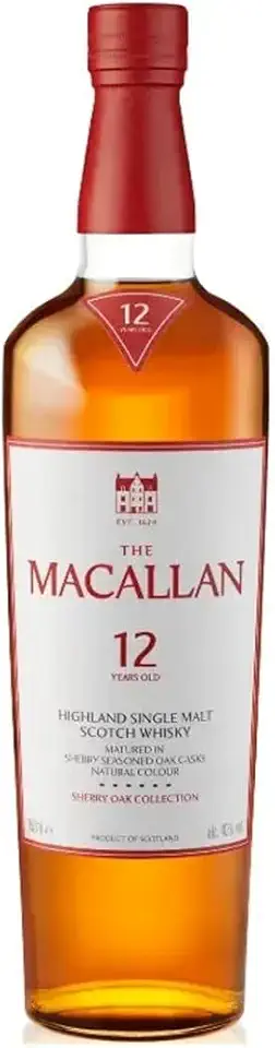 The Macallan Whisky Sherry Oak 12 Anos Single Malt 700ml
