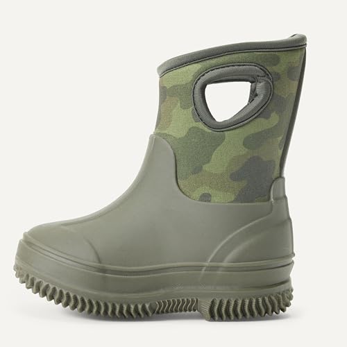 Image of Amazon Essentials Unisex Kids' Insulated Neoprene Rain Boot