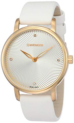 Preisvergleich Produktbild Wenger Unisex ErwachseneArmbanduhr Analog Quarz Leder 01.1721.101